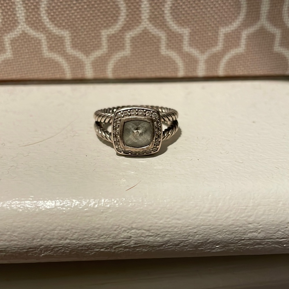 David Yurman petite Albion ring Prasiolite